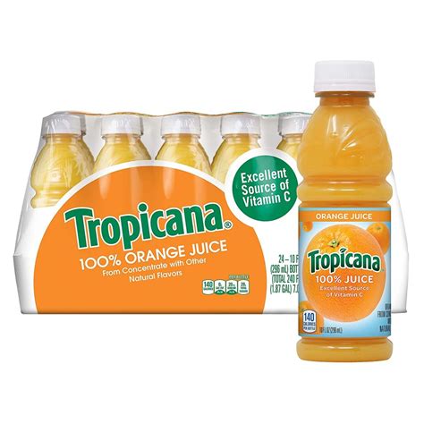 Orange Juice, 10oz, Tropicana - calories, carbs, nutrition