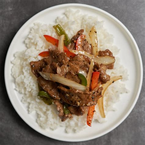 Orange Peel Beef with Jasmine Rice - calories, carbs, nutrition