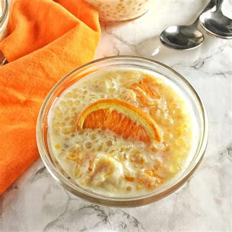 Orange Tapioca Pudding - calories, carbs, nutrition