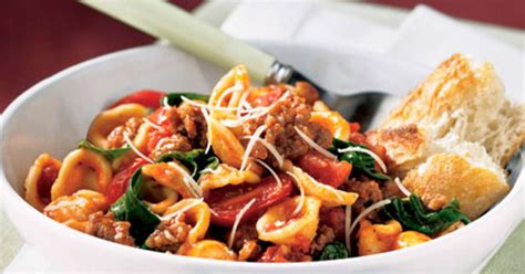 Orecchiette w/Sausage & Tomatoes - calories, carbs, nutrition