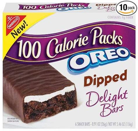 Oreo Dipped Delight Bars - calories, carbs, nutrition