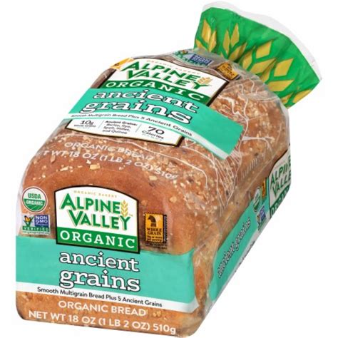 Organic Ancient Grains Bread - calories, carbs, nutrition