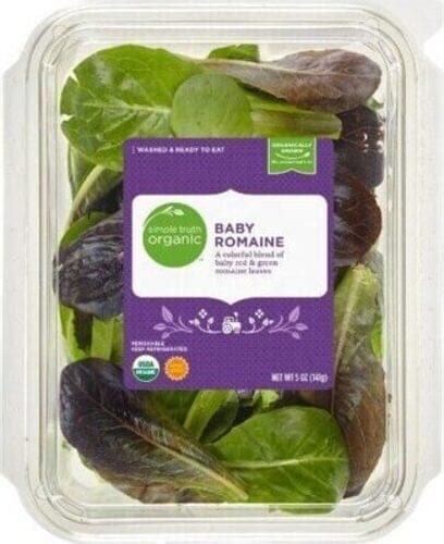 Organic Baby Romaine - calories, carbs, nutrition