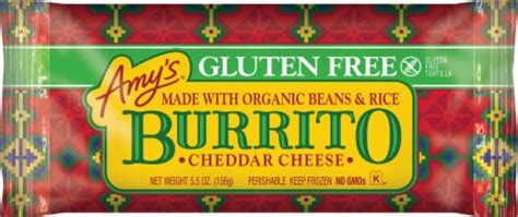 Organic Beans and Rice Burrito W Cheddar Cheese - calories, carbs, nutrition