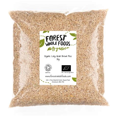 Organic Long Grain Brown Rice - calories, carbs, nutrition
