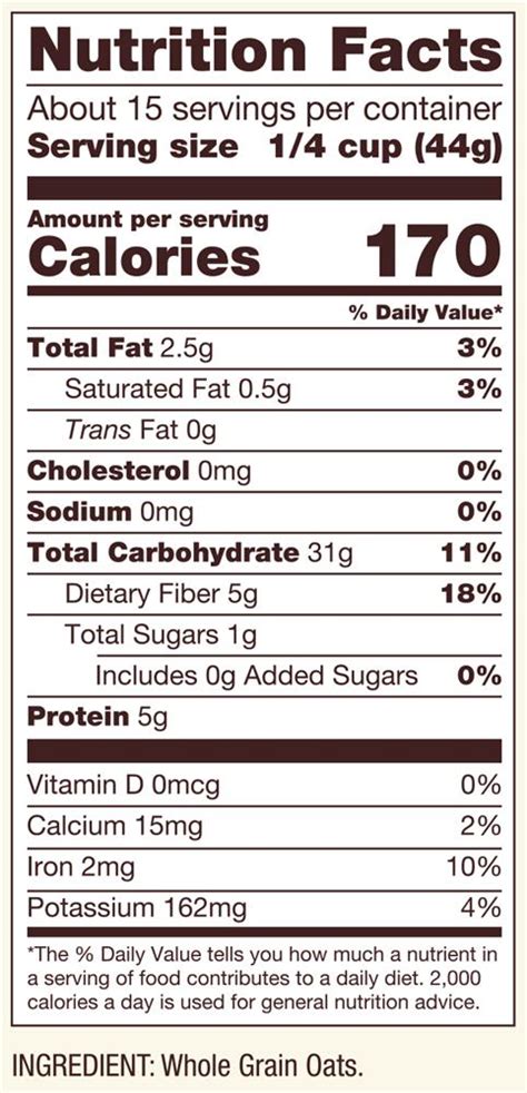 Organic Steel Cut Oats - calories, carbs, nutrition