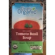 Organic Tomatoe Basil Soup - calories, carbs, nutrition