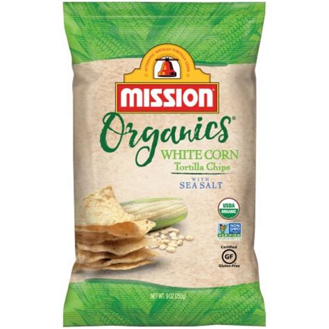 Organic White Corn Tortilla Chips - calories, carbs, nutrition