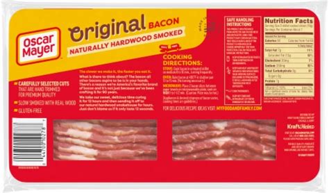 Original Bacon - calories, carbs, nutrition