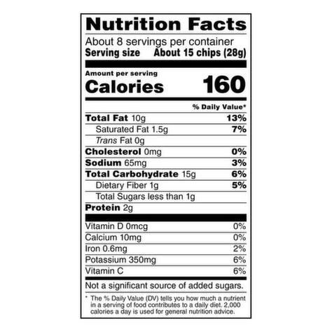 Original - Medium - calories, carbs, nutrition