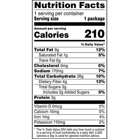 Original - Small - calories, carbs, nutrition