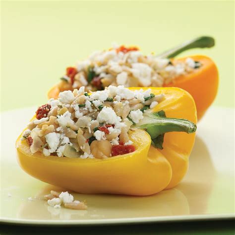 Orzo Stuffed Peppers - calories, carbs, nutrition