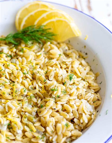 Orzo with Lemon & Herbs - calories, carbs, nutrition