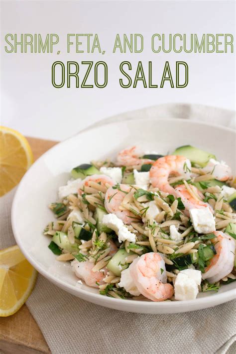 Orzo with Shrimp, Dill and Cucumber - calories, carbs, nutrition