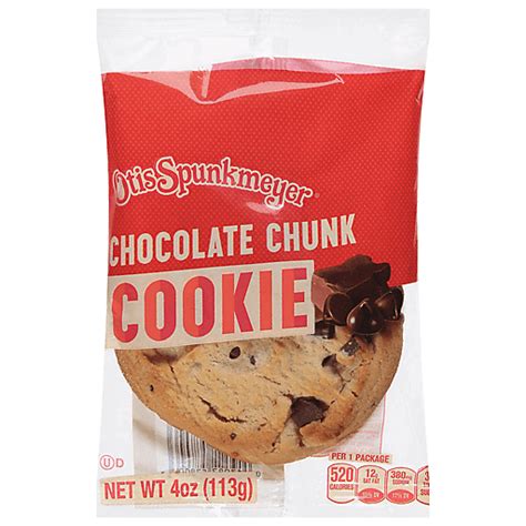 Otis Spunkmeyer Chocolate Chip Cookie 4 oz - calories, carbs, nutrition