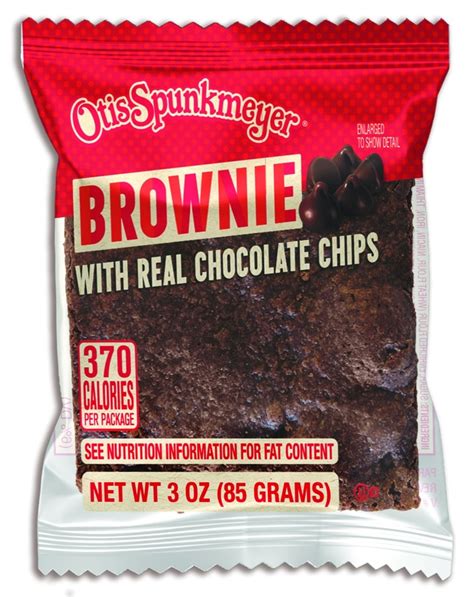 Otis Spunkmeyer Double Chocolate Brownies - calories, carbs, nutrition