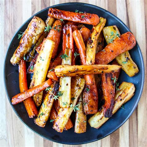 Oven Roasted Carrots, Parsnips and Red Onions - calories, carbs, nutrition