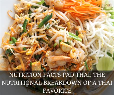 Pad Thai - calories, carbs, nutrition