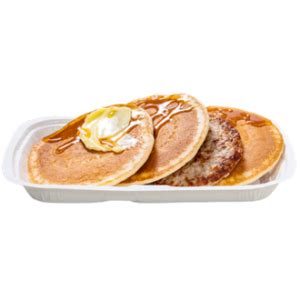 Pancakes & Sausage with Syrup - calories, carbs, nutrition