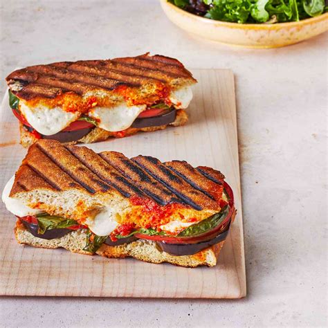 Panini Eggplant Parmesan - calories, carbs, nutrition