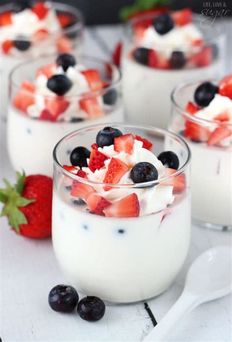 Panna Cotta with Fresh Berries - calories, carbs, nutrition