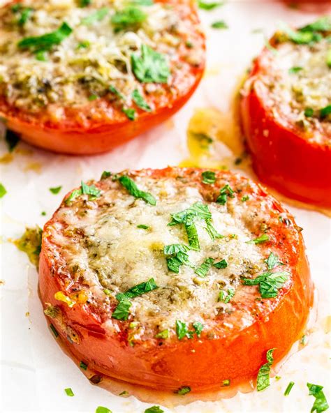 Parmesan Baked Tomatoes - calories, carbs, nutrition