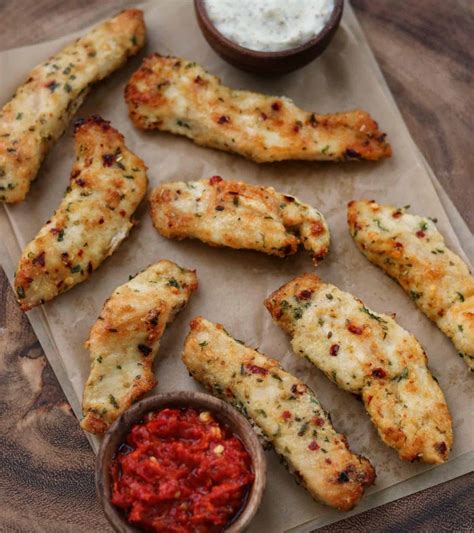 Parmesan Chicken Tenders - calories, carbs, nutrition