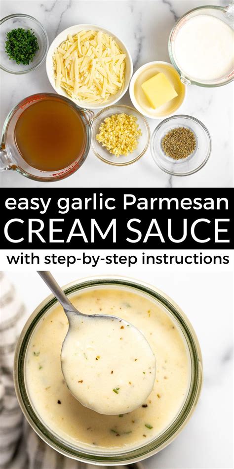 Parmesan Cream Sauce - calories, carbs, nutrition