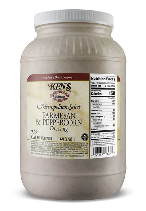 Parmesan Dressing - calories, carbs, nutrition