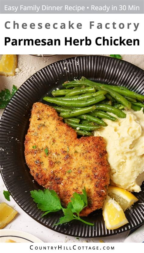 Parmesan Herb Crusted Chicken - calories, carbs, nutrition