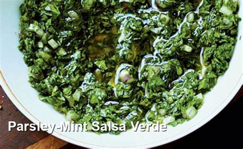 Parsley-Mint Salsa - calories, carbs, nutrition