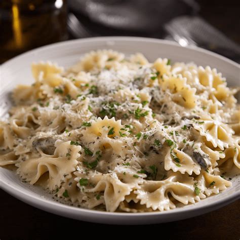 Pasta Farfalle Wild Mushroom Sauce - calories, carbs, nutrition