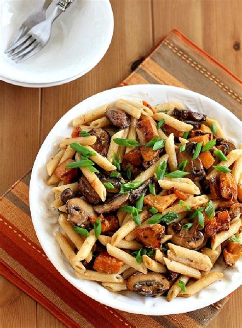 Pasta Penne Butternut Squash & Mushrooms CMP - calories, carbs, nutrition