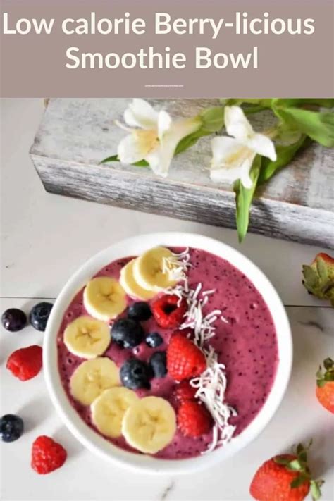 PB J Smoothie Bowl - calories, carbs, nutrition