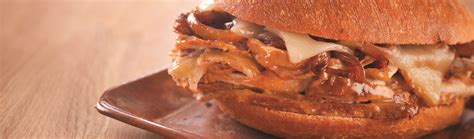 Peach & Dijon Glazed Pork Sandwich - calories, carbs, nutrition