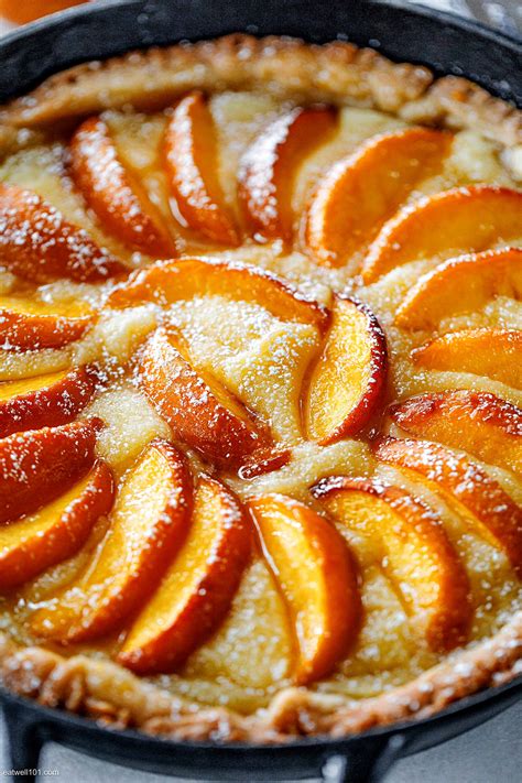 Peach Vanilla Tart - calories, carbs, nutrition