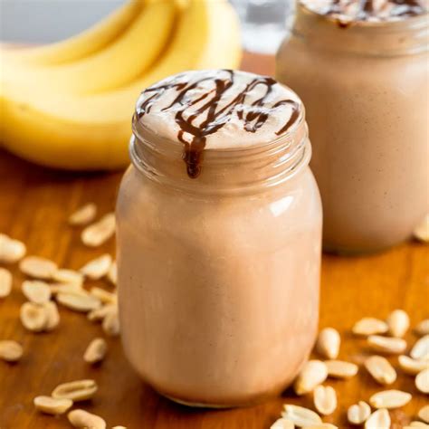 Peanut Butter Banana & Almond Smoothie - calories, carbs, nutrition