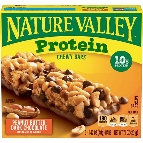 Peanut Butter Chocolate Granola Bar - calories, carbs, nutrition