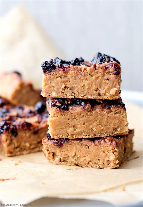 Peanut Butter Jelly Blondie - calories, carbs, nutrition