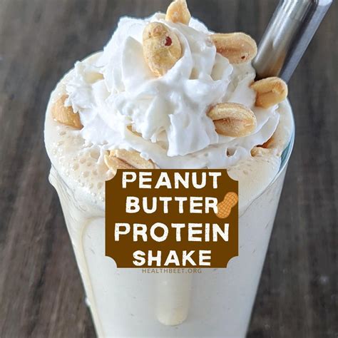 Peanut Butter Protein Shake - calories, carbs, nutrition