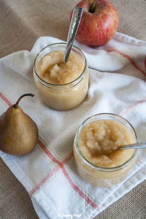 Pear Apple Sauce - calories, carbs, nutrition
