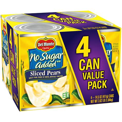 Pears Bartlett Sliced 1/8" 1 oz - calories, carbs, nutrition