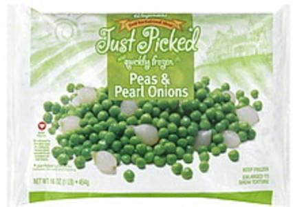 Peas & Onions, Seasoned - calories, carbs, nutrition