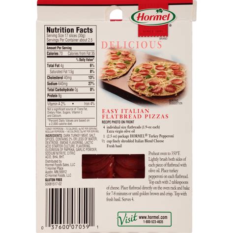 Pepperoni - calories, carbs, nutrition