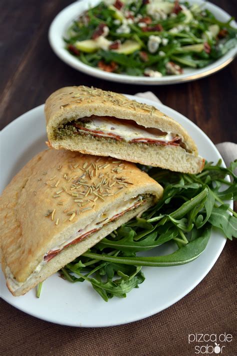 Pepperoni/Pesto/Ricotta Calzone - calories, carbs, nutrition