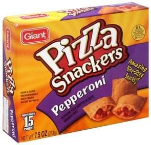 Pepperoni Pizza Snackers - calories, carbs, nutrition