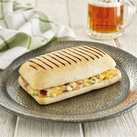 Pepperoni, Red Onion, Mozzarella & Cheddar Cheese Panini - calories, carbs, nutrition