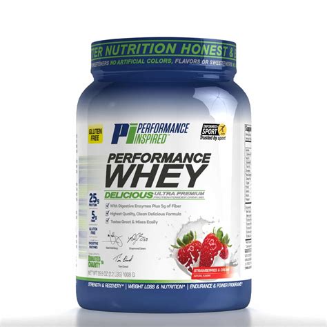 Performance Whey - calories, carbs, nutrition