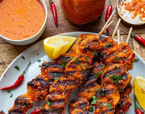 Peri Peri Chicken Thigh Skewers - calories, carbs, nutrition