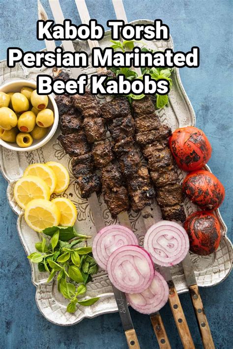 Persian Marinated Lamb Kabobs - calories, carbs, nutrition